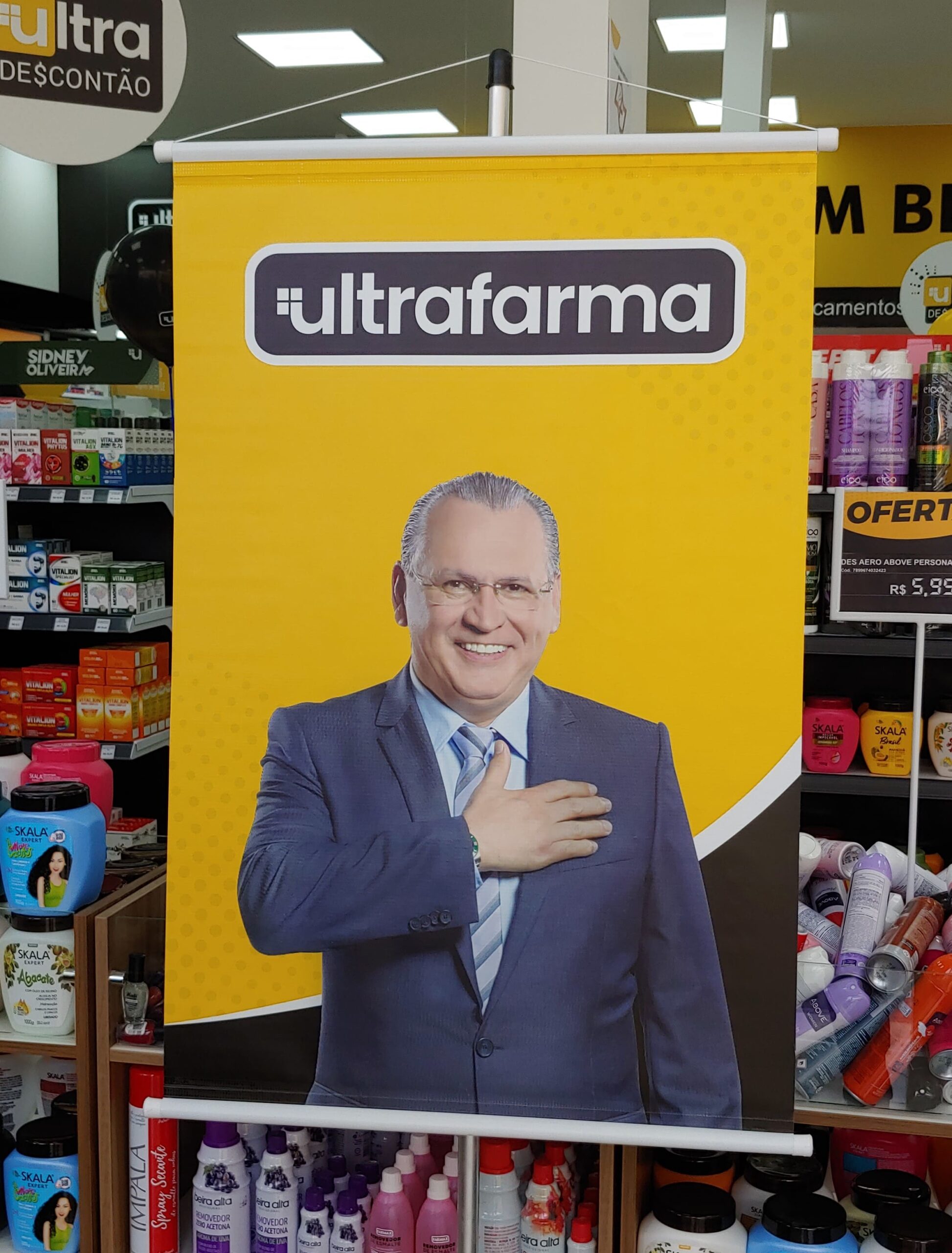 Banner com impressão UV