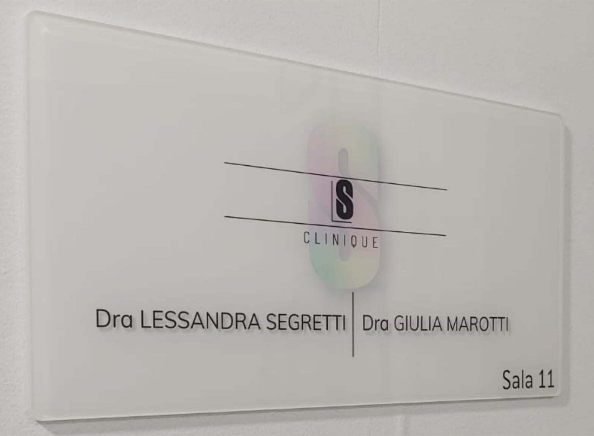 Placa de Ambientação L. Segretti Clinique